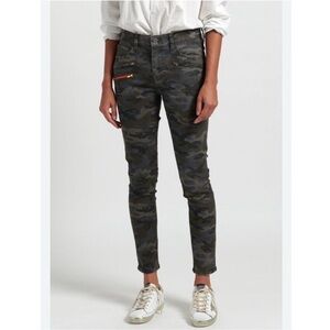 Etienne Marcel Grey Camouflage Skinny Jeans
